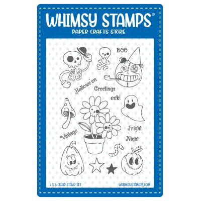 Whimsy Stamps Stempel - Primitive Halloween